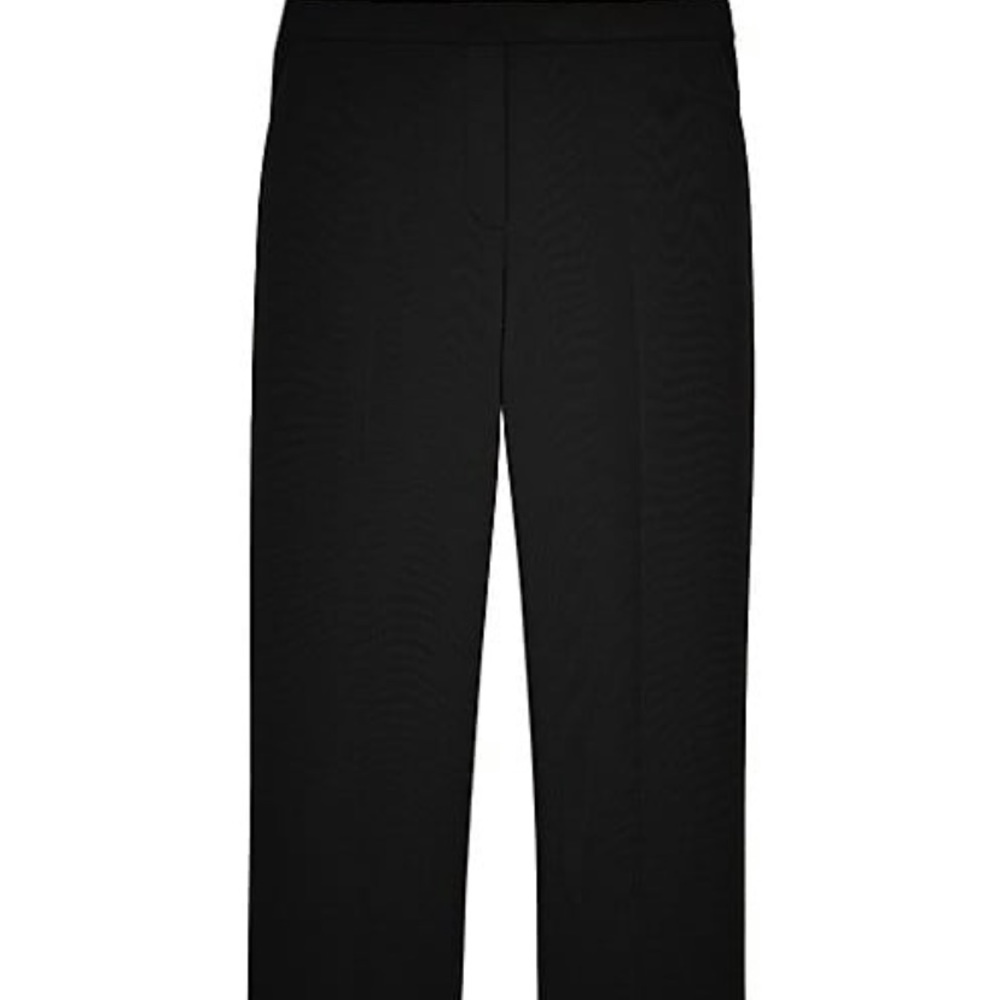Theory black wool trousers